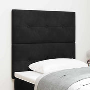 Testiera Nero 100 cm Velluto 3337817