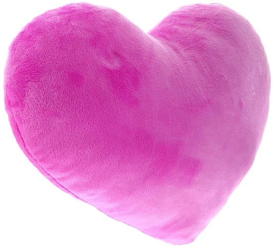 Cuscino a forma di cuore 30 cm - Plush/Katoen - Cuscino decorativo - Regalo per San Valentino - Camera da soggiorno/Camera da letto - Progetto creativo - Cuscino decorativo