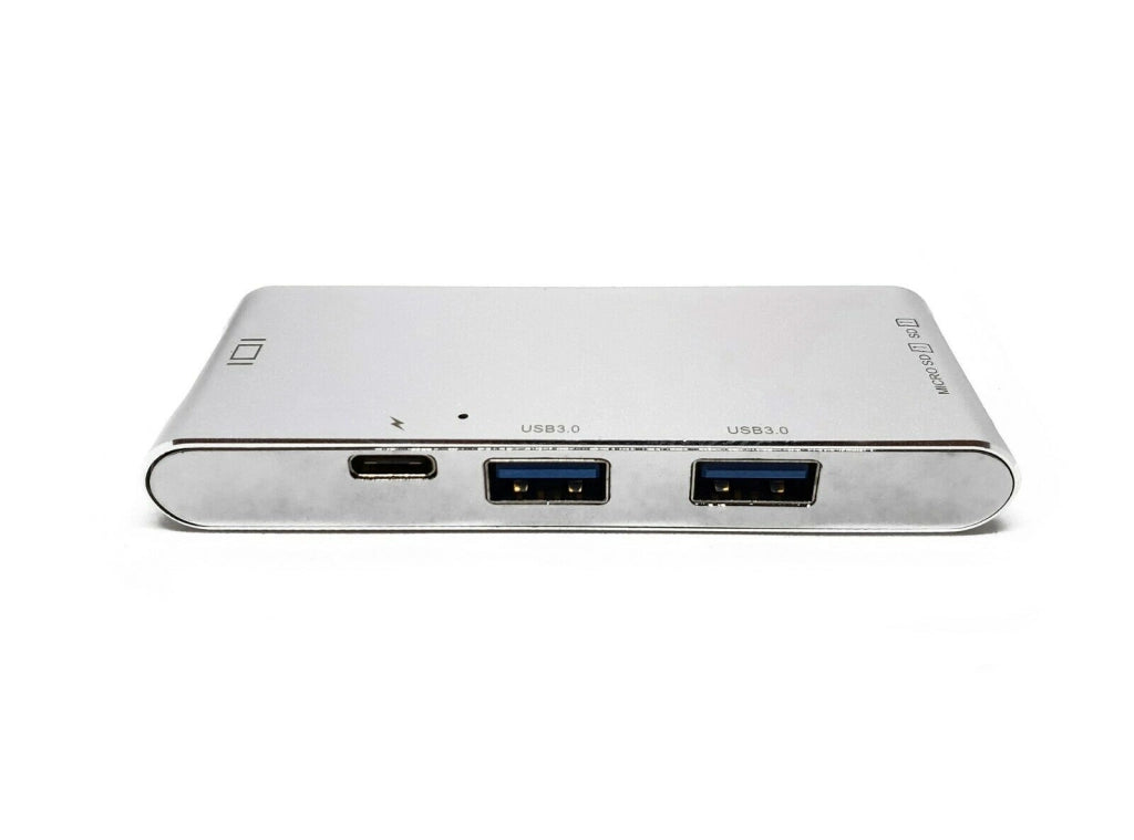 Hub USB-C 7 in 2 per MacBook Pro e Air 4K HDMI USB 3.0 Lettore Schede SD MicroSD Alluminio