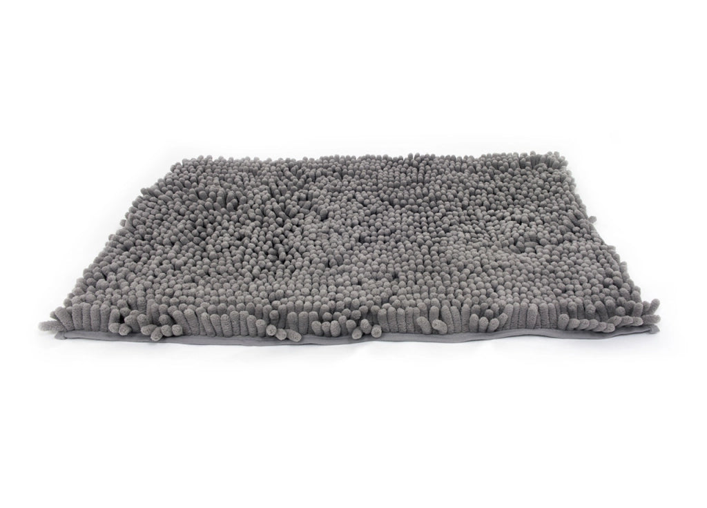 Tappeto Bagno Retro Gommato Antiscivolo Lavorazione Shaggy Modello Passatello - 60x120 - Stone