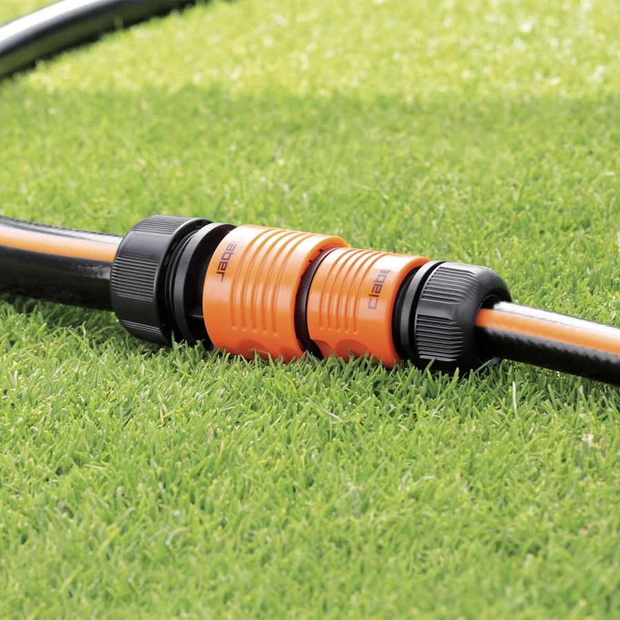 CONGIUNZIONE A 2 VIE PER TUBI DA GIARDINO CLABER MAX-FLOW CON INNESTO RAPIDO