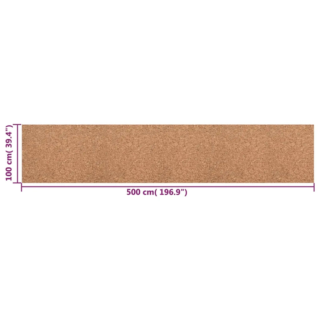 Rotolo di sughero Marrone 100 x 500 x 0,2 cm Sughero