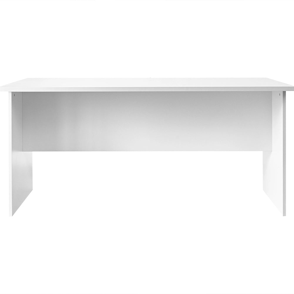 Scrivania per Computer da Ufficio Bianco Postazione Lavoro Studio PC 160x80x74cm