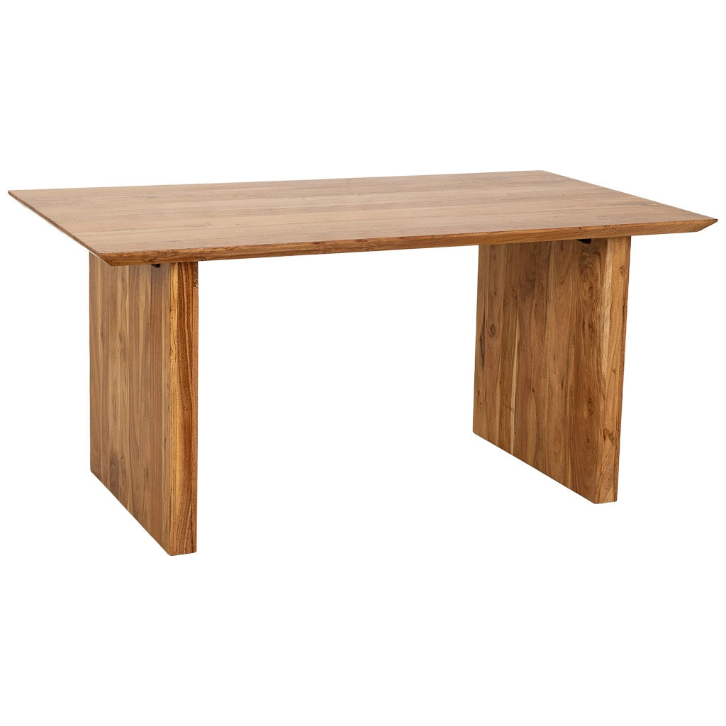 Tavolo da pranzo in legno marrone 160x90x76h cm
