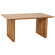 Tavolo da pranzo in legno marrone 160x90x76h cm