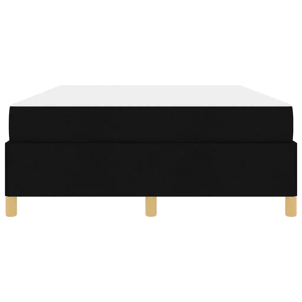 Struttura del letto con materasso Nero 140 x 200 cm Tessuto 3398943