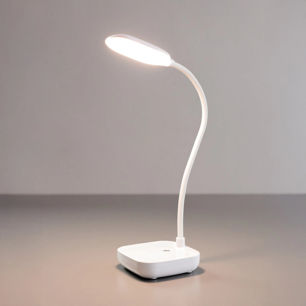 Lampada scrivania bianca flessibile LED 7W Zuma Line