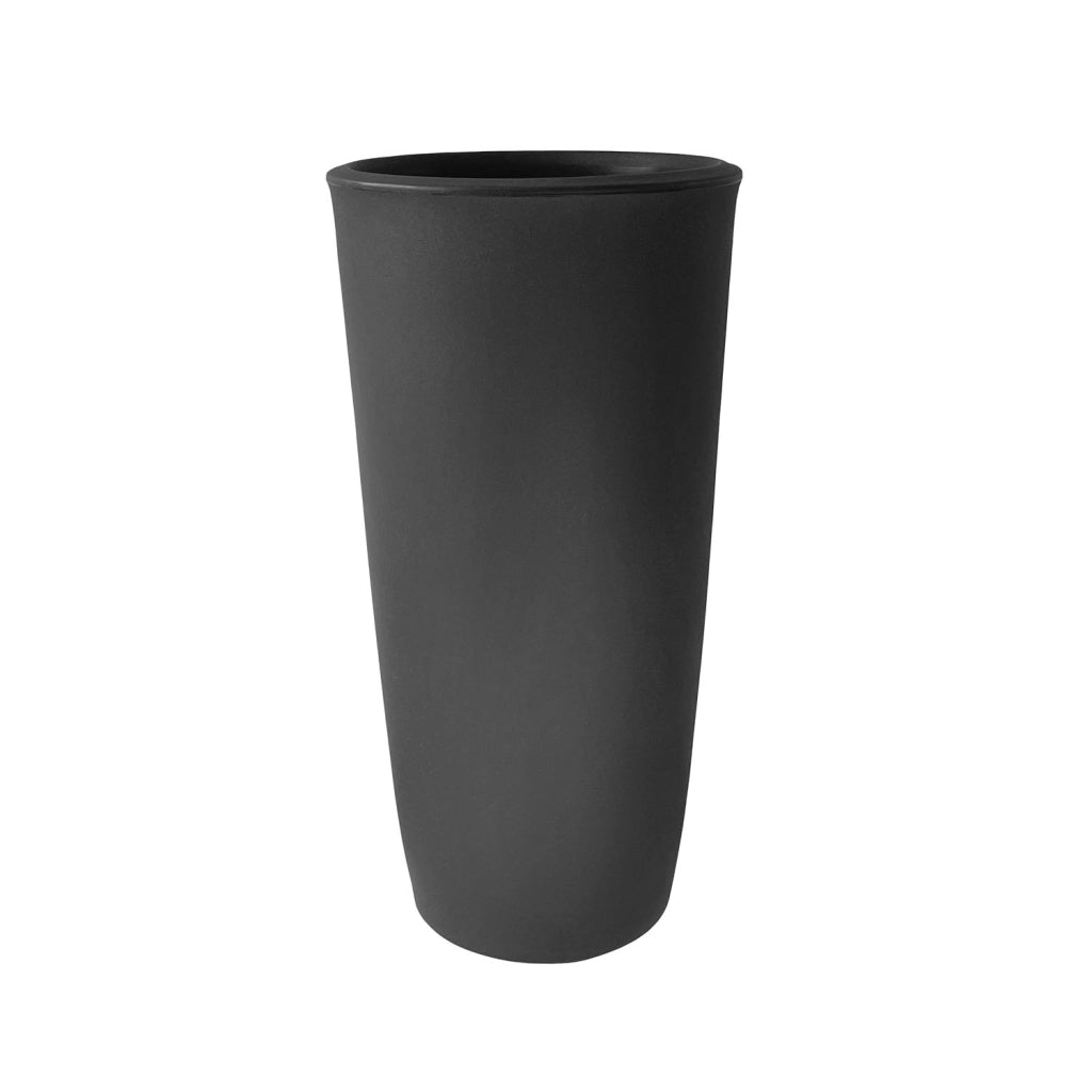 Vaso Dafne Colore: Antracite, Materiale: Polietilene