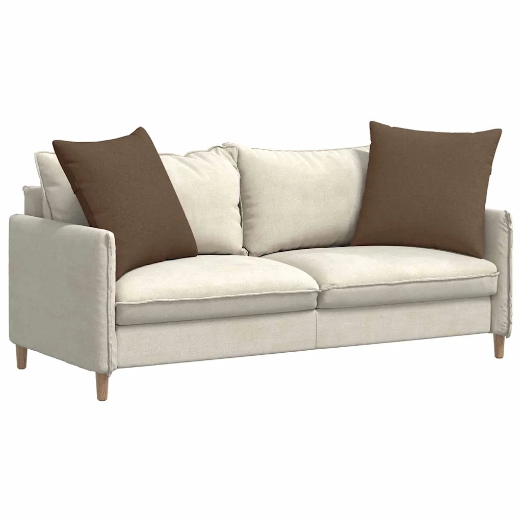 Cuscini da Divano 2 pcs Marrone 80 x 80 cm Tessuto 42014044