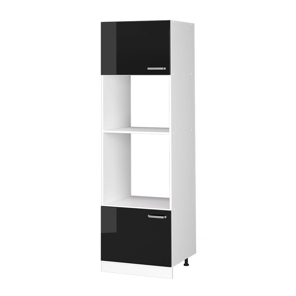 Vicco Frontale cucina Nero lucido 59.6 x 76.6 cm frontale del mobile per mobile da incasso microonde