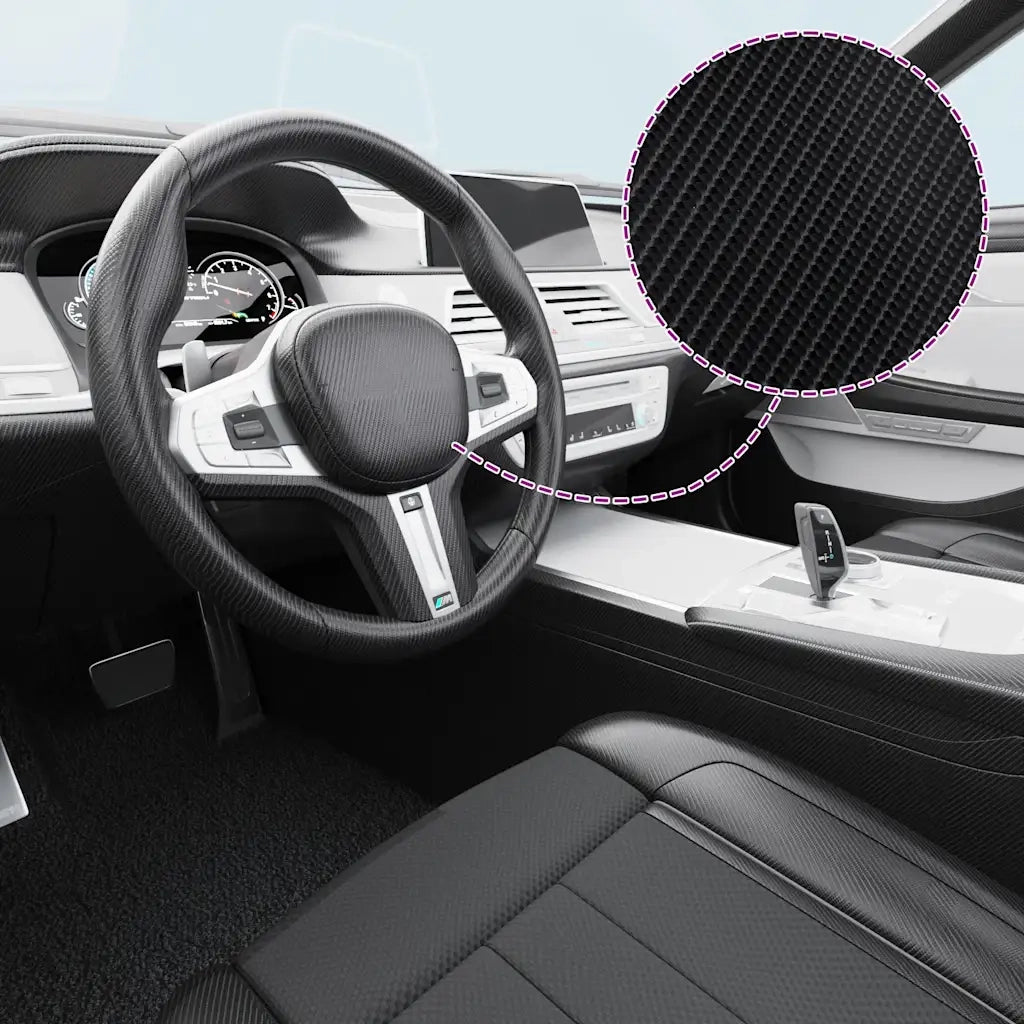 Pellicola per Auto 4D Nera 100x150 cm CFW7797143