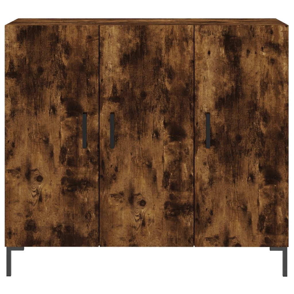 Buffet credenza cassettiera armadio mobile contenitore organizer per cucina soggiorno salotto 90 x 34 x 80 cm legno ingegnerizzato marrone 02_0031127