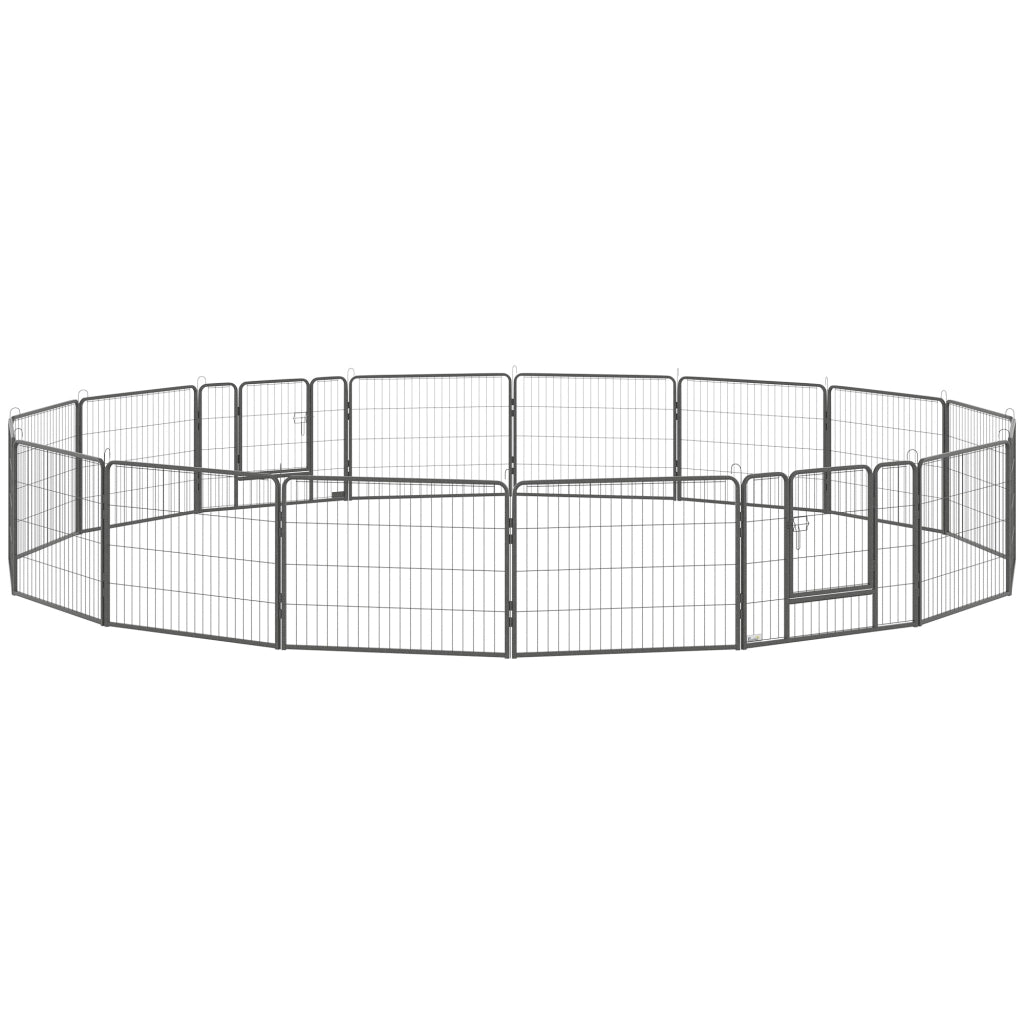 Recinto per Cani ¨C Minimal ¨C Grigio 80x150x60 cm