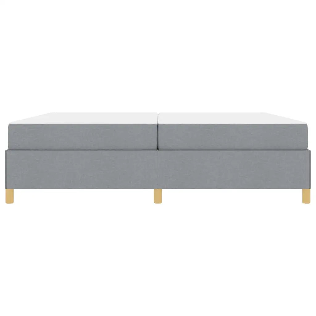 Struttura del letto Grigio chiaro 200 x 200 cm Tessuto 3398962