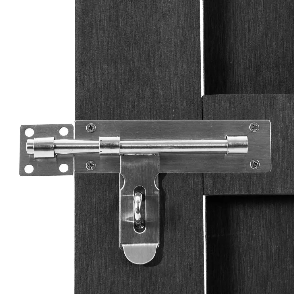 Cancello da Giardino in WPC 100x150 cm Grigio cod mxl 46302
