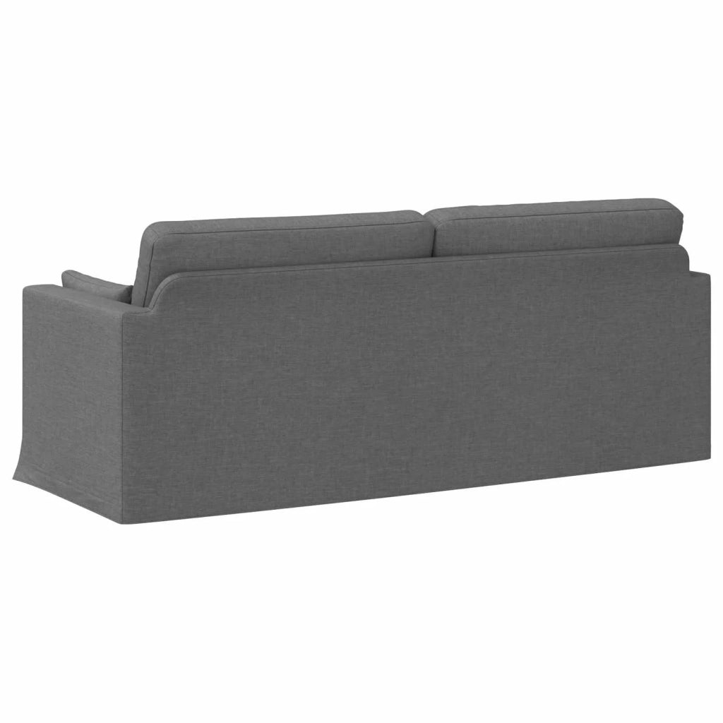 Divano Grigio scuro 198 x 78 x 80 cm Tessuto 42024370