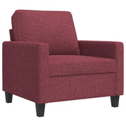 Poltrona | Sedia Relax Rosso Vino 60 cm in Tessuto