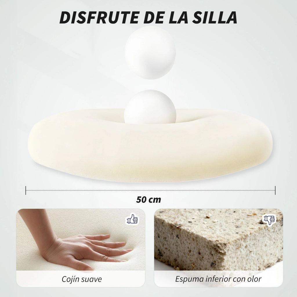 Sedia da Ufficio Ergonomica Girevole in Maglia con Supporto Lombare e Braccioli Regolabili ¨C Minimal ¨C Nero