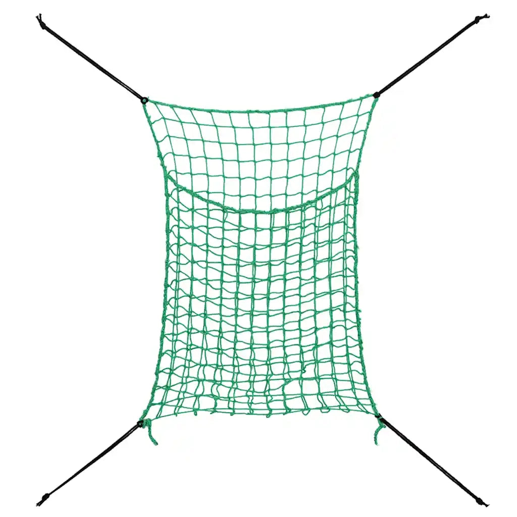 Reti da Fieno 2pz Rettangolari Verdi 90x60 cm in PP 4012296