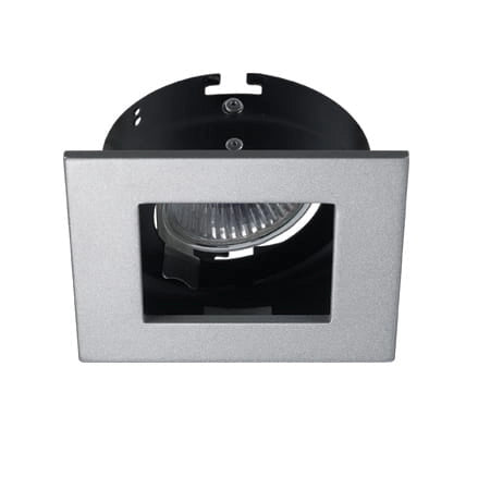 Italux Relio faretto incasso quadrato argento MR16 35W