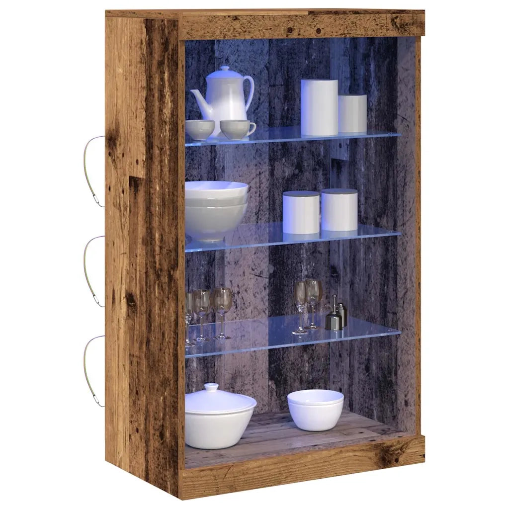 Credenza | Madia LED Legno vecchio 60,5 x 37 x 100 cm Legno multistrato