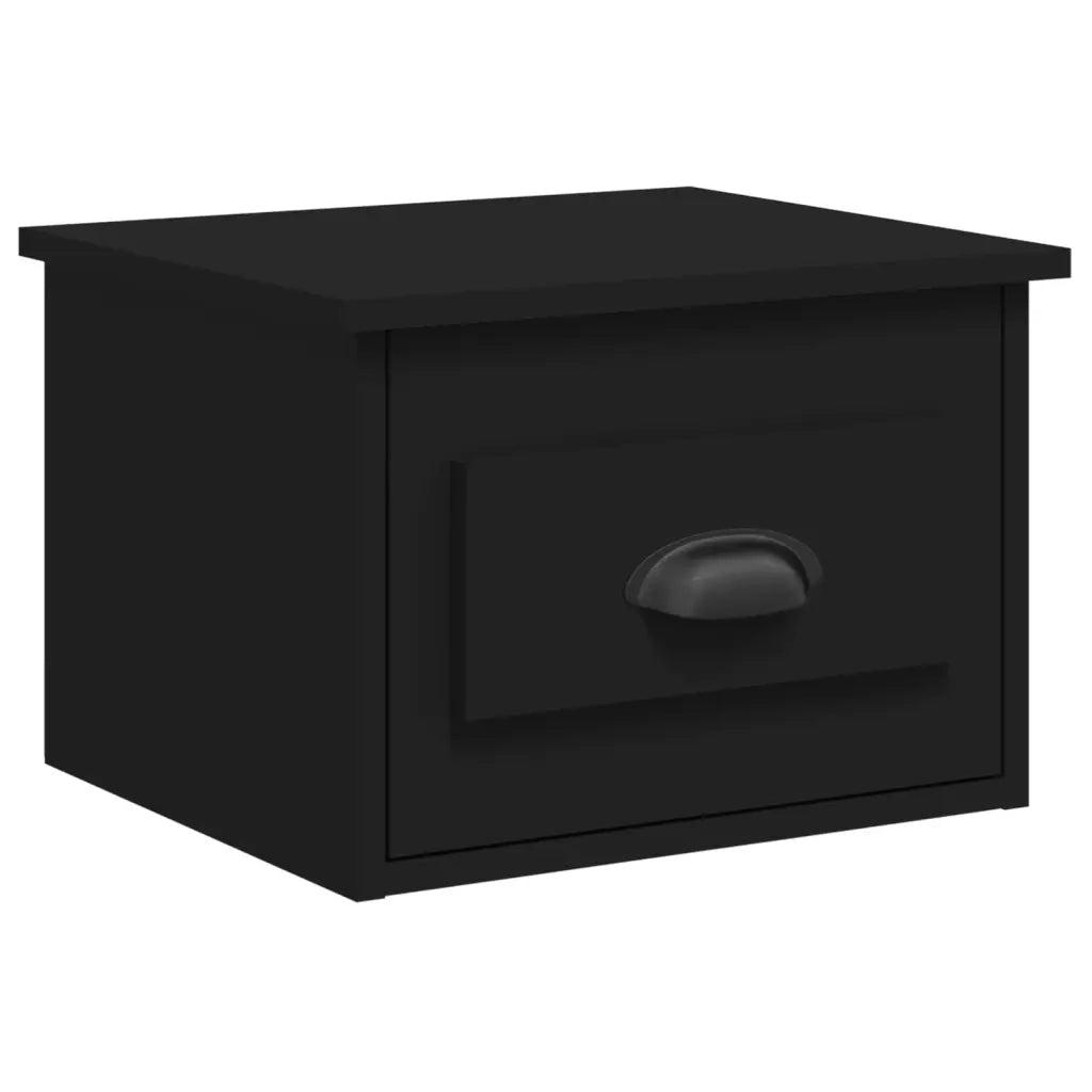 Comodini a Parete 2 pz Neri 41,5x36x28 cm 816379