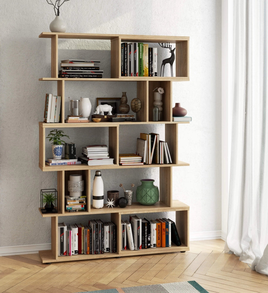 Scaffale FIX Quercia Sonoma 120 cm 120x28,4x177 cm