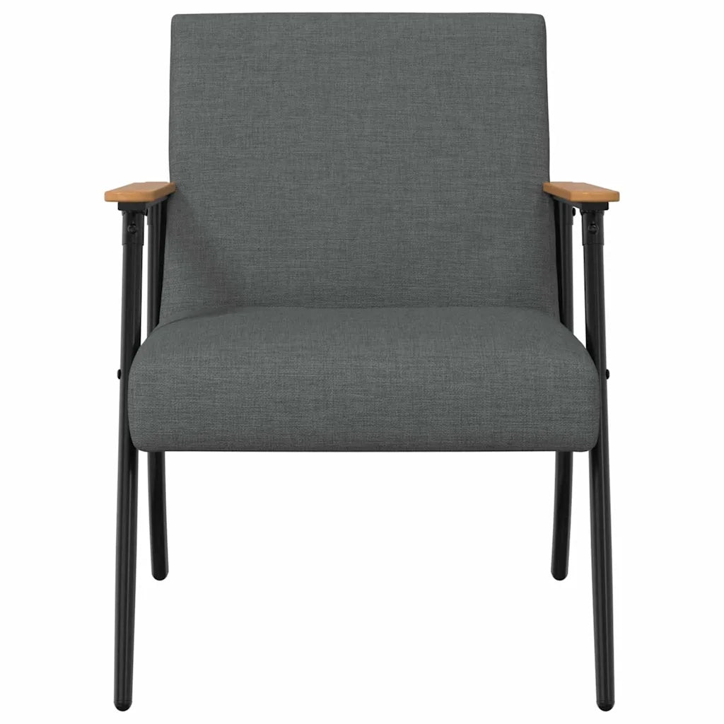 Poltrona | Sedia Relax Grigio scuro Tessuto