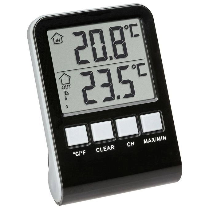 TFA 30.3067.10 Palma Termometro Wireless per Piscina Sensore Temperatura Portata 60 m colore Antracite