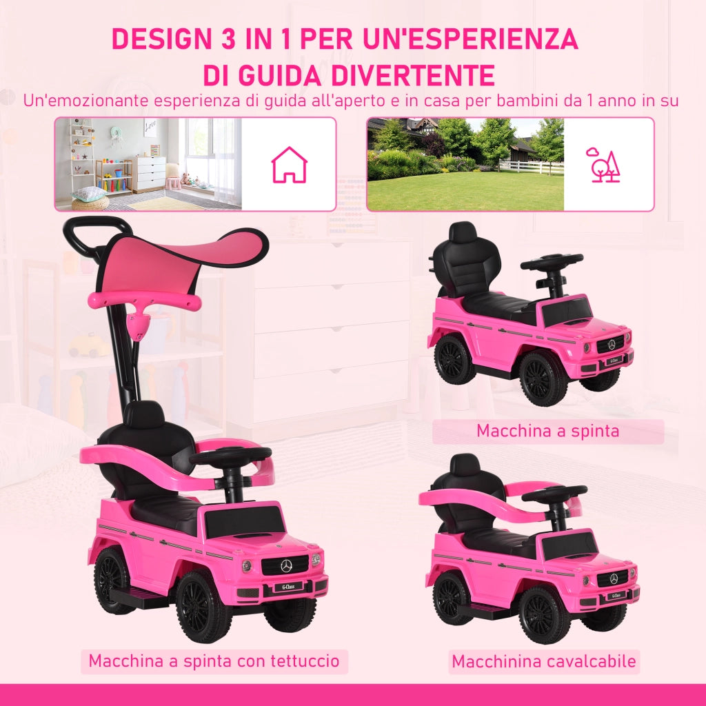 Letto a Soppalco per Bambini ¨C Minimal ¨C Rosa 85.5x40.5x95