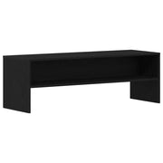 Mobile porta TV dal design moderno con ampio spazio contenitivo 120 x 40 x 40 cm realizzato in legno composito di rovere nero 02_0051858