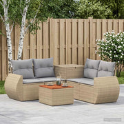 Set di divani 6 pz Beige e Grigio Chiaro 3447525