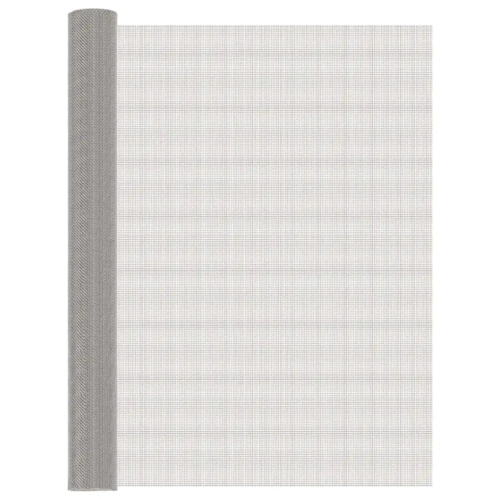 Rete per schermatura 100 x 500 cm 8 Mesh Argento 42039675