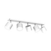 Plafoniera Dixie Milagro bianca 5 luci GX53 orientabili