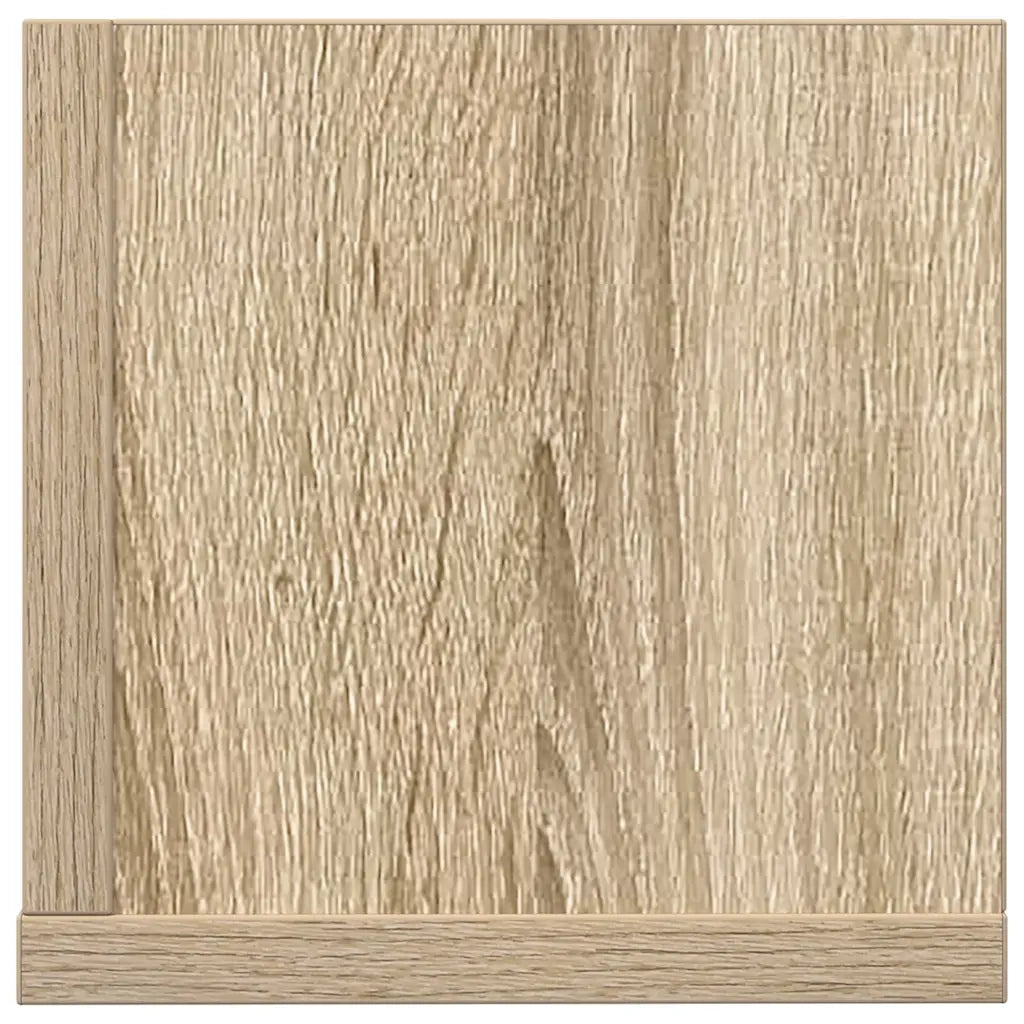 2 pz Mensole Parete | Mensola sospesa Rovere Sonoma 75x16,5x16,5 cm in Truciolato