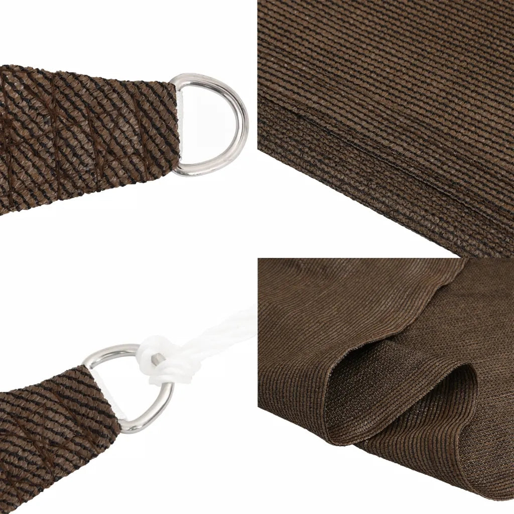 Vela Parasole 160 g/m² Marrone 3x5 m in HDPE 311789