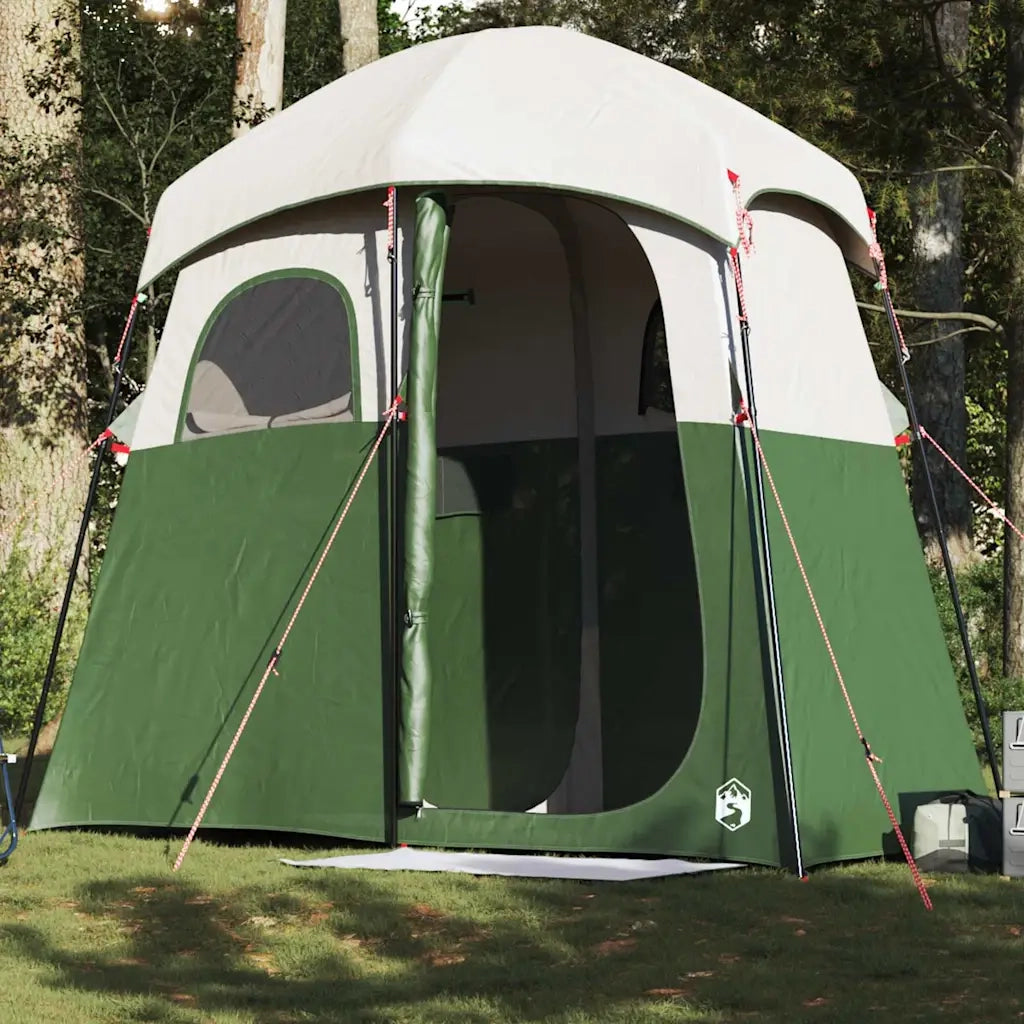 Tenda da Doccia per 2 Persone-Tenda Doccia Portatile Verde Impermeabile