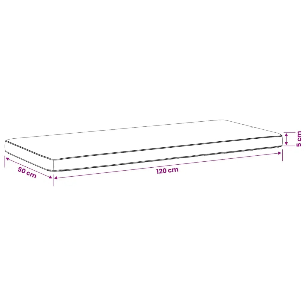 Cuscini per Panchina a 2 Pezzi VUGHT 2 pz 100% Poliestere 951869