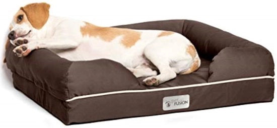 Cuscino per Cani in Trapeggio con Schiuma a Base 6,3 cm Densa