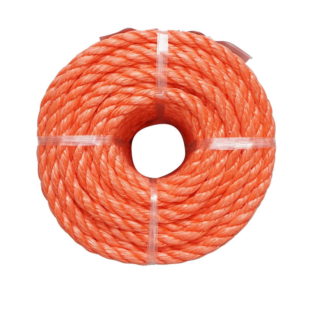 Corda in PP da 8 mm x 25 m, Arancione, Breckner Germany