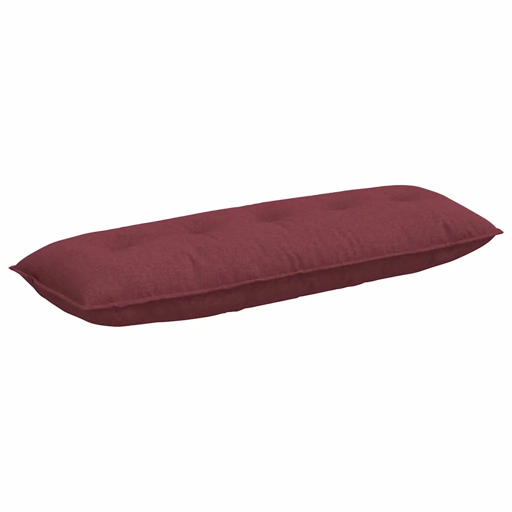 Cuscino per Schiena Rosso Vino 140 x 19 x 50 cm Tessuto 42014833