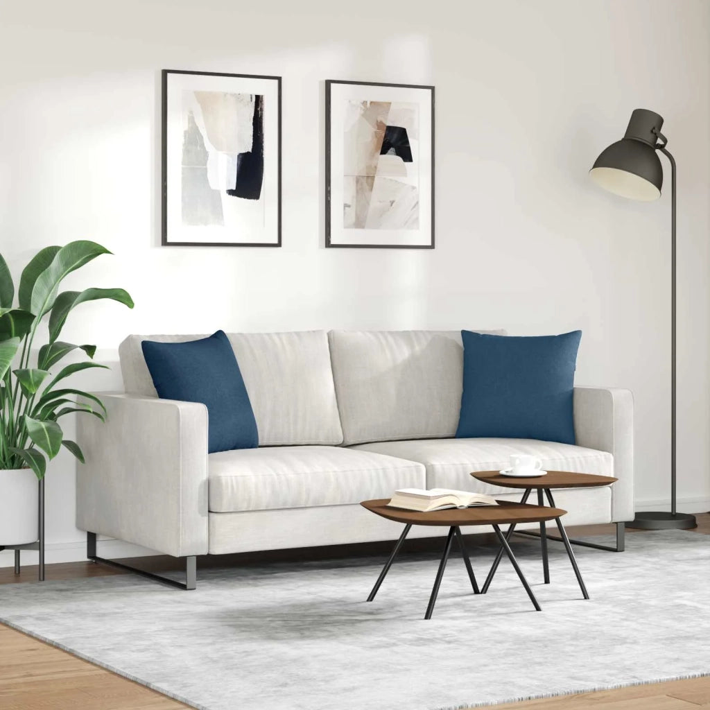 Cuscini da Divano 2 pcs Blu 45 x 45 cm Tessuto 42013919