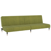 Divano letto | Sof¨¤ letto | Letto singolo a 2 Posti Verde Chiaro in Velluto