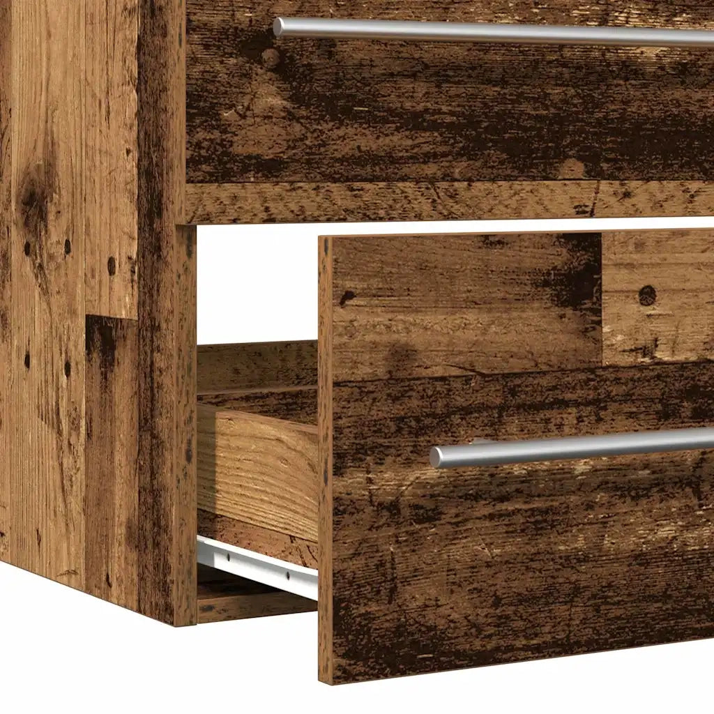 Mobile Lavabo | Armadio per Lavabo da Bagno 2 pz 80 x 38,5 x 48 cm