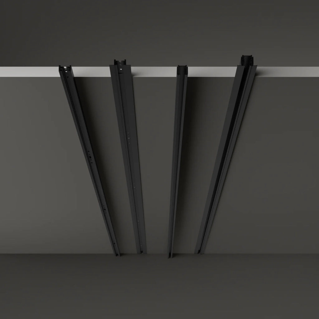 Binario Link Nero Per 1 Luce 3000 Mm Ip20
