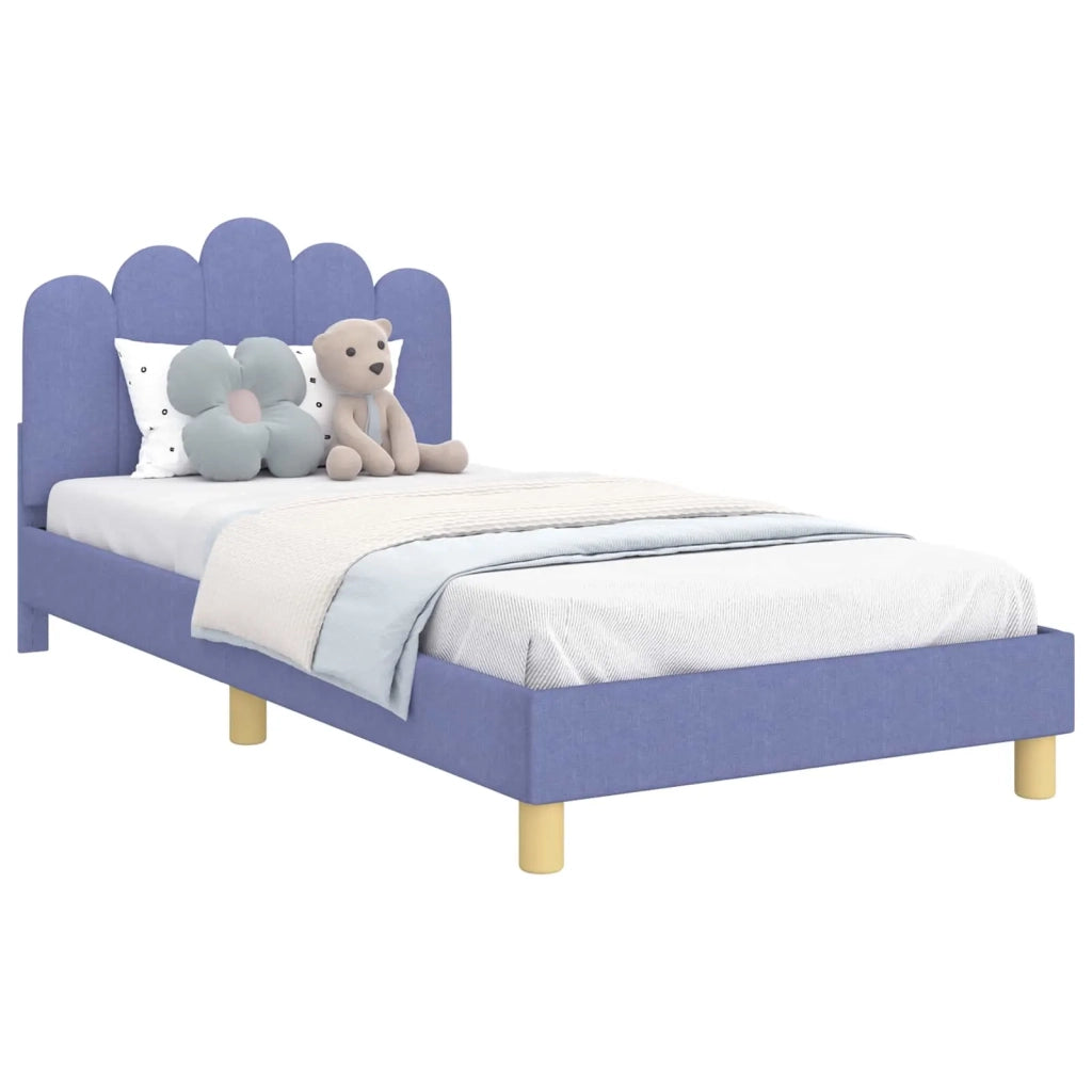 Struttura letto bambini con testata-Giroletto per bambini Blu jeans 80 x 200 cm 915072