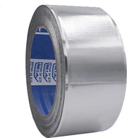 Nastro isolante in alluminio - resistente a elevate temperature e acqua - 50 m x 75 mm