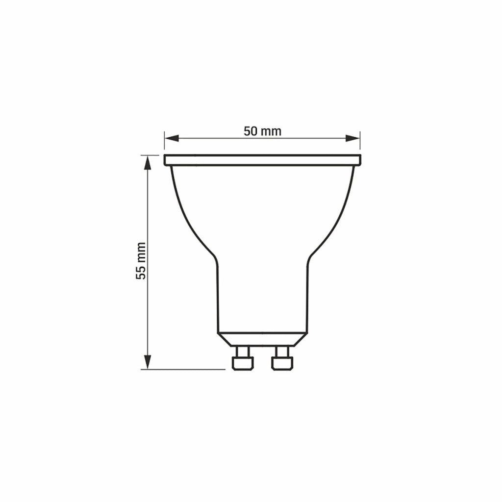 Lampadina LED MR16 GU10 7W 600lm 4000K neutra Videx