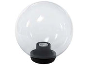 GLOBO INCOLORE CON BASE E PORTALAMPADE- - ø mm.300 max 75w - 2 pezzi