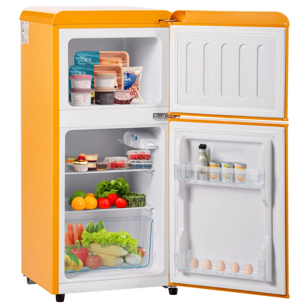 Frigorifero Combinato Retr¨° ¨C MINIMAL ¨C 86,8x45,5 cm, 60L, Classe E, 2 Porte